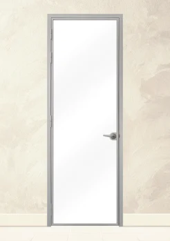 Стъклена врата Lusso L0, Сив мат